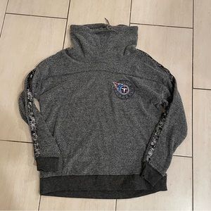NEW NFL TEAM APPAREL WOMEN’S TENNESSEE TITANS CLASSIC GREY PULLOVER